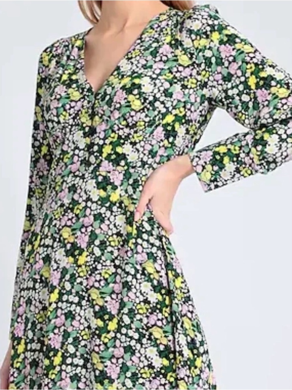 & Other Stories Meriame Floral Midi Dress